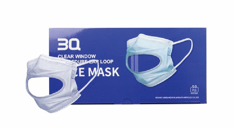 Surgical Face Mask — TYPE IIR, Clear Window Loop