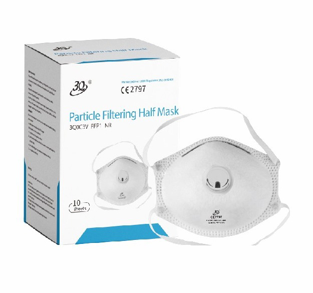FFP1 NR Face Mask — 3Q0C3V (Valved Fold-flat)