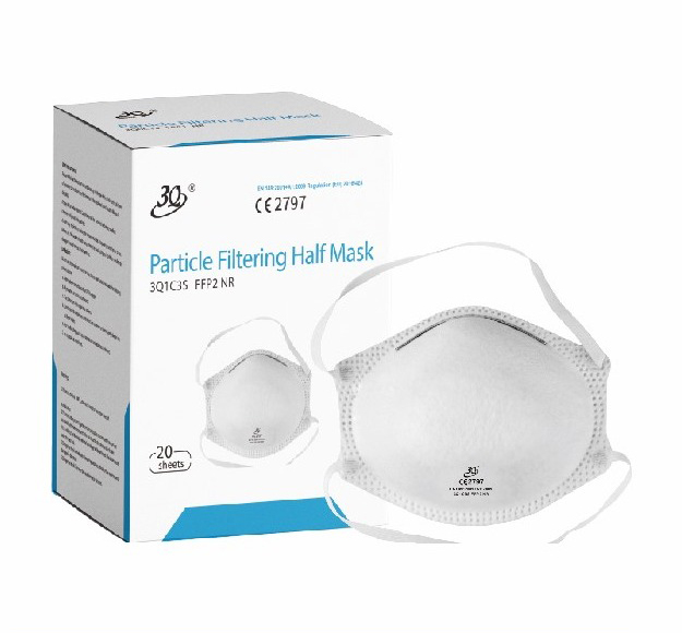 FFP2 NR Face Mask — 3Q1C3S (Fold-flat)