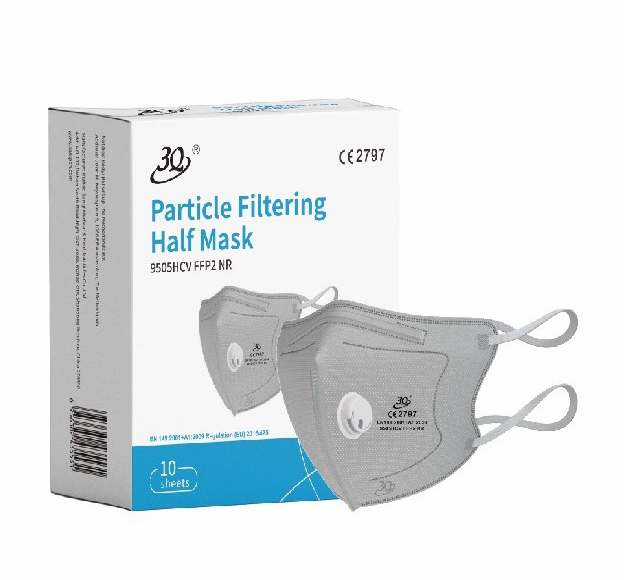 FFP2 NR Face Mask — 9505HCV (Heavy-duty Valved)