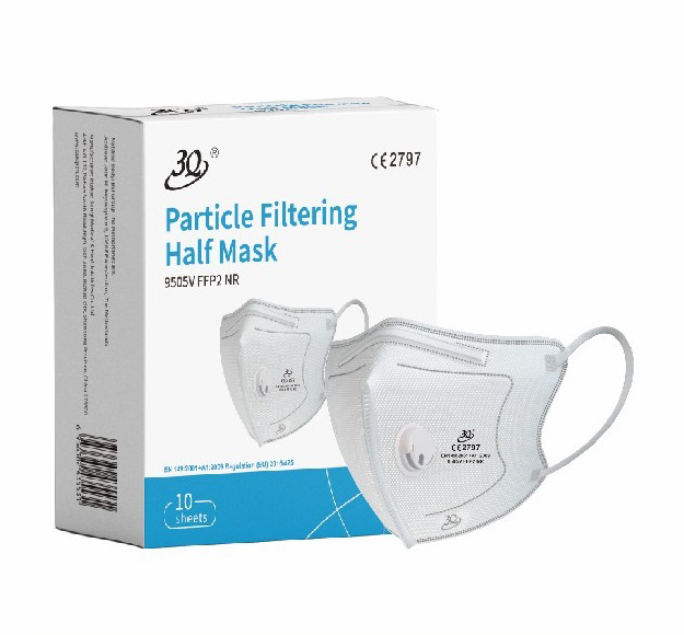 FFP2 NR Face Mask — 9505V (Valved Cups)