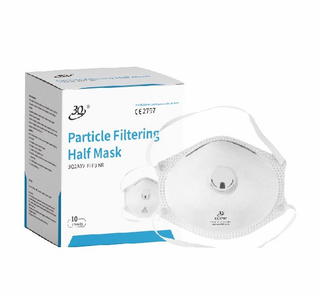 FFP3 NR Face Mask — 3Q2A3V (Valved Fold-flat)