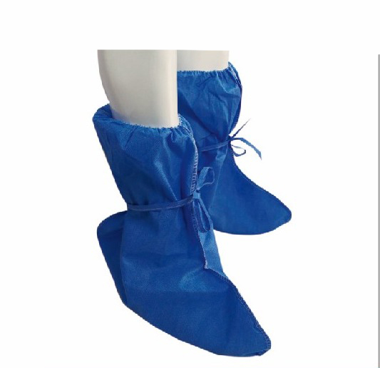 Boot Covers Blue with Ties (B-SMS)
