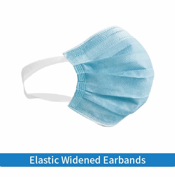 Elastic Widened Earbands Mask