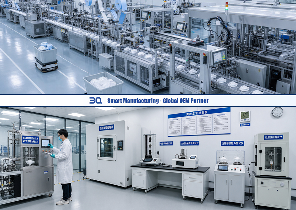 Sanqi customer partnership and automated medical protective product manufacturing
