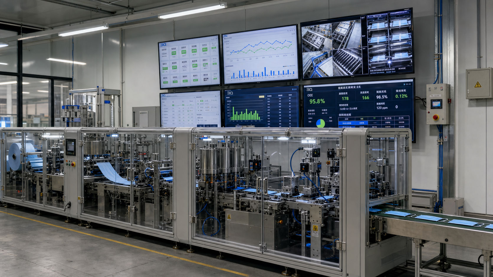 Automated Sanqi manufacturing line with digital quality monitoring